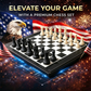❄️Sommerfrische 50 % Rabatt!♟️Magnetisches Premium-Schachset mit 32 gewichteten Figuren – klassisches Schachbrett für zu Hause, unterwegs & als Geschenk