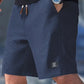 Lässige Herren-Shorts aus Waffelstrick mit Kordelzug
