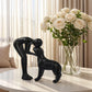 🐕🧑 Mann & Hund Skulptur – 50% RABATT! Einzigartige Figur, warm & liebevoll, perfekt für Büro, Wohnzimmer & Schlafzimmer. 🔥🏠