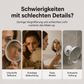 💄🪞 LED Kosmetikspiegel mit 10-facher Vergrößerung – Saugnapf, 360° drehbar & faltbar, für Bad & Make-up
