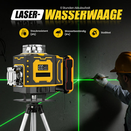 📏 Historischer Sonderpreis – Limitiert! 🔦 Multifunktions-Laserwasserwaage – Selbstnivellierend, Horizontale & Vertikale Linien & Ideal für Heimwerker 🔧