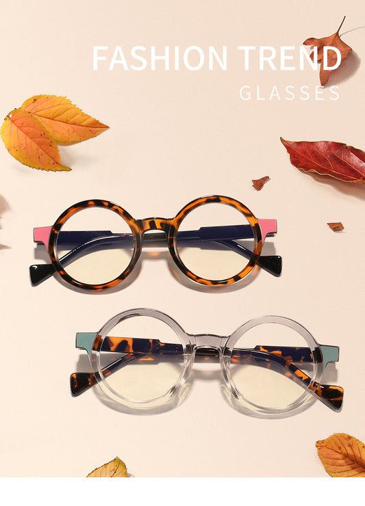 🔥【Limitierter 50‑%‑Rabatt!】👀2026 Neue Runde Retro-Brille in Mehreren Farben – Blaulichtfilter, Unisex, Europäisch-Amerikanischer Vintage-Stil