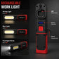 🔥SAKERPLUS Wiederaufladbare Arbeitsleuchte, 3000 lm COB-LED Magnetische Mechaniker-Lampe mit 360°-Schwenkhaken, 180° verstellbarem Ständer, Taschenlampen-Modus, USB-C-Ladung, IP54 Wasserresistenz – für Autoreparatur, Garage & Camping