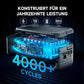 🔥Tragbare Powerstation, 256Wh LiFePO4 Akku, 300W (Max 600W) Solargenerator, <20 ms USV, 100W USB C Ausgang, 3000 Ladezyklen Für Camping Draußen Reisen Notfälle Spieler Festival