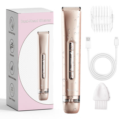 【⏳Limitiertes Angebot – 50% Rabat!】💥Elektrischer 2-in-1 Bikini-Trimmer für Frauen&Für alle Haartypen | Körperhaarentfernung