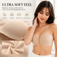 ✨【 Limitiertes Angebot – 50% Rabatt】💕Bügelloser BH mit abnehmbaren Trägern und Rafffunktion