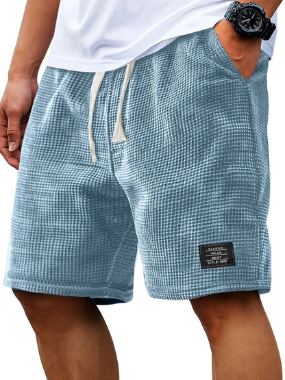 🩳 50% RABATT! 🌿 Atmungsaktive Waffel-Herren-Freizeitshorts – Leicht, elastischer Bund & lässiger Schnitt – Ideal für warme Tage, Freizeit oder einen entspannten Look – bequem & vielseitig ☀️✨