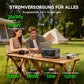 🔥Tragbare Powerstation, 256Wh LiFePO4 Akku, 300W (Max 600W) Solargenerator, <20 ms USV, 100W USB C Ausgang, 3000 Ladezyklen Für Camping Draußen Reisen Notfälle Spieler Festival