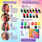 ⌛🚨Letzter Tag – 50 % Rabatt!🎁🎨12 Farben, 1 Applikator – Temporäre Haarkreide für sofortigen Farbwechsel – ohne Bleichen, ohne Schäden, einfach auswaschen✨