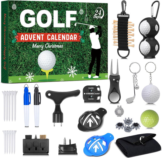 🏆Blitzangebot⚡ Golf-Adventskalender 2026 für Männer - 24 Tage voller Golf-Überraschungen & Weihnachts-Spaß!