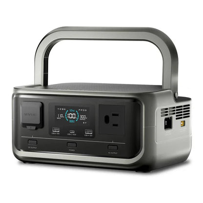 🔥Tragbare Powerstation, 256Wh LiFePO4 Akku, 300W (Max 600W) Solargenerator, <20 ms USV, 100W USB C Ausgang, 3000 Ladezyklen Für Camping Draußen Reisen Notfälle Spieler Festival