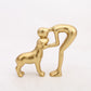 🐕🧑 Mann & Hund Skulptur – 50% RABATT! Einzigartige Figur, warm & liebevoll, perfekt für Büro, Wohnzimmer & Schlafzimmer. 🔥🏠