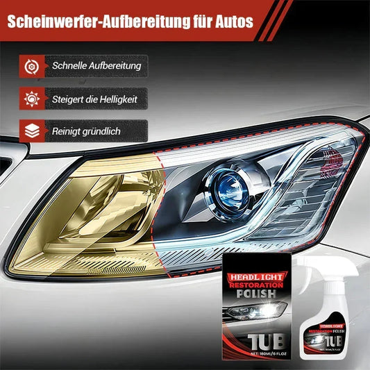 🎁Heißer Verkauf 50% RABATT!! ⚡Professionelles Scheinwerferreinigungs- und -aufbereitungsset