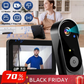 🚪 JETZT 50% RABATT! 📹 Kabellose Video-Türklingel – 1080P, 170°-Winkel, 4,3-Zoll-Bildschirm, wasserdicht (IPX65) & Nachtsicht ✨