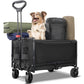 📢🔥50 % RABATT + Versandfrei ⏳🛒Zusammenklappbarer Bollerwagen｜Stahlrahmen ∙ 80 kg Traglast