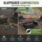 【🏕️Limitiertes Angebot – 50% RABATT!】 🪑 Tragbarer Campingtisch – Klappbar, stabil & schnell aufgebaut – Ideal für Camping, Picknick & Strand ☀️