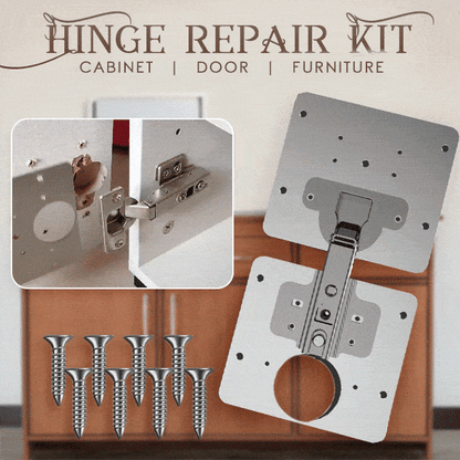 🔧 KAUFE 3, ERHALTE 3 GRATIS! 🎉 Scharnier-Reparaturset – Komplett, Einfach zu Installieren & Langlebig 🛠️📦