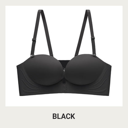 【🌟Limitiertes Angebot – 50% Rabatt】 💋Unsichtbarer Push-up-BH mit Frontverschluss und versteckbaren Trägern & Abnehmbar🥰