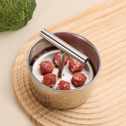 📢📢 Limitiertes Angebot – 50 % Rabatt !! ⏰🍡 Fleischbällchen‑Maker aus lebensmittelechtem Edelstahl für die Küche