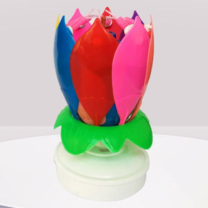 🔥HEISSER ANGEBOT 50 % RABATT🎂Geburtstagskerze „Magic Flower“
