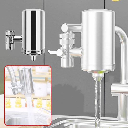 🚰 【Limitiertes Angebot – 50% Rabatt!】 💧 Verbesserter Wasserhahn-Wasserfilter – Direktes Trinken, 5-stufige Reinigung & einfache Montage ⚡