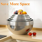 🛍️【 Limitiertes Angebot – 50% Rabatt】🥣 6-teiliges Edelstahl-Schüssel-Set mit Deckel – Spritzschutz, vielseitig & stapelbar – Ideal für Salat, Backen & Aufbewahrung ✨