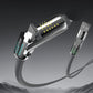 🔌💎 50% RABATT! 4-in-1-Schnellladedatenkabel mit Atemlicht – 240W, kompatibel mit iPhone & Android, Silikon + LED-Statusanzeige ⚡✨