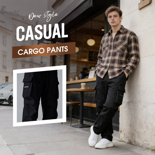 🔥 50% KORTING 👖 Casual heren cargo broek 🎒 Met meerdere zakken