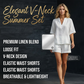 🔥 SOMMER DEAL: -50% 💫 Damen 2-teiliges Set 👚 V-Ausschnitt Top + Shorts – weich, leicht & super komfortabel 🌿