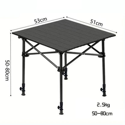 【🏕️Limitiertes Angebot – 50% RABATT!】 🪑 Tragbarer Campingtisch – Klappbar, stabil & schnell aufgebaut – Ideal für Camping, Picknick & Strand ☀️