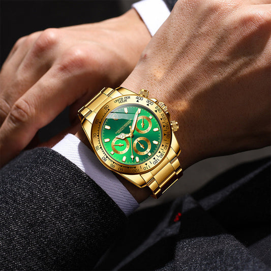 🕅50% KORTING. Exclusief Heren Quartz Horloge: Tijdloze Elegantie voor Business & Vrije Tijd ⌚✨