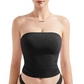 🎁Weiches trägerloses Bandeau-Top in Unifarbe für Damen