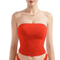 🎁Weiches trägerloses Bandeau-Top in Unifarbe für Damen