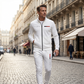 🧥 TIJDELIJKE AANBIEDING: 50% KORTING! ✨ Heren bedrukte zip-jack en broek set – Compleet, zacht, casual 🎨