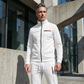 🧥 TIJDELIJKE AANBIEDING: 50% KORTING! ✨ Heren bedrukte zip-jack en broek set – Compleet, zacht, casual 🎨