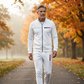 🧥 TIJDELIJKE AANBIEDING: 50% KORTING! ✨ Heren bedrukte zip-jack en broek set – Compleet, zacht, casual 🎨