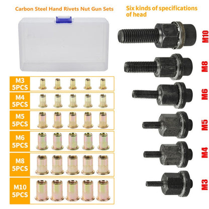 ⚙️50% RABATT!🔩Gewindeeinsatz Nietenmuttern Set – Kein Schweißen, kein Ausreißen der Schrauben mehr!