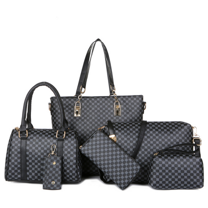 6-delige dames mode handtassenset