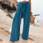 🎀👖Lässige Damenhose mit hohem Bund und weitem Bein
