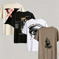 Men's Streetwear Graphic T-Shirts 4-Piece Set