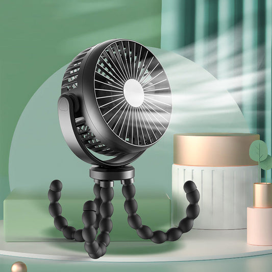 【🌞Sommer-Sonderangebot – 50 % Rabatt】Vielseitiger Oktopus-Kinderwagen-Ventilator