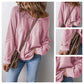 📢📢50% RABATT!! ⏰Damen Lässiges Rundhals-Langarmshirt