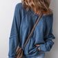 📢📢50% RABATT!! ⏰Damen Lässiges Rundhals-Langarmshirt