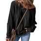 📢📢50% RABATT!! ⏰Damen Lässiges Rundhals-Langarmshirt