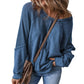 📢📢50% RABATT!! ⏰Damen Lässiges Rundhals-Langarmshirt