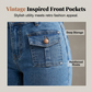 😍Neue Produktempfehlungen🎉 Damen Highwaist Schlaghose mit leicht ausgestelltem Schnitt✨