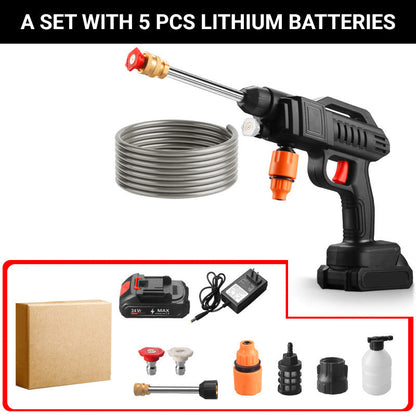 【 🔥Limitiertes Angebot – 50% RABATT!】🚗 💦 Multifunktionale leistungsstarke Autowaschanlage – Hochdruckreinigung, vielseitige Düsen & einfach zu bedienen – Perfekt für Auto, Fahrrad & Außenreinigung 🧽
