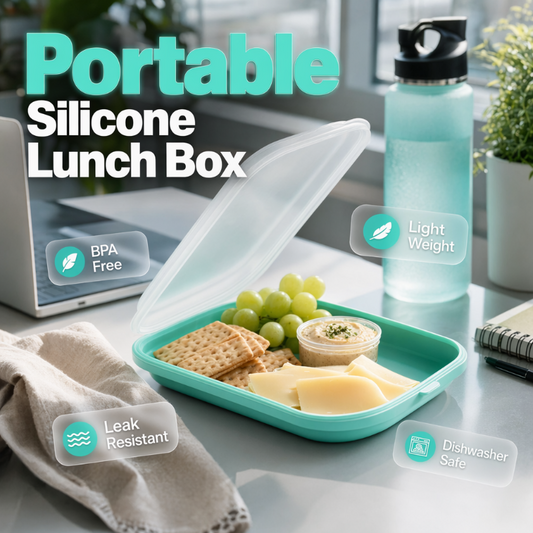 ⏰1 kaufen, 1 gratis erhalten - Portable Food Grade Silicone Lunch Box