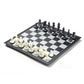 ❄️Sommerfrische 50 % Rabatt!♟️Magnetisches Premium-Schachset mit 32 gewichteten Figuren – klassisches Schachbrett für zu Hause, unterwegs & als Geschenk