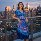 👗【 Nur für kurze Zeit: 50 % sparen! 】💜 Damen Legertes V-Ausschnitt Maxikleid